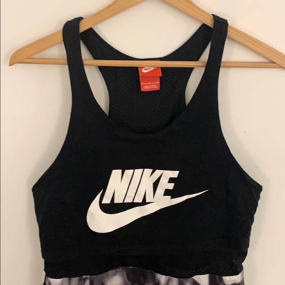 Nike Black Mesh Tye Die Tank Top - Picture 2 of 13